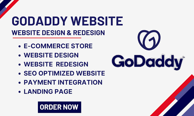 Bestseller - design or redesign professional godaddy website, ecommerce, landing page