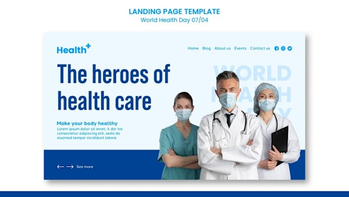 Gig Preview - Build health, life insurance website or landing page