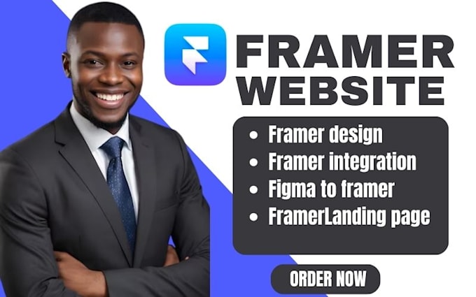 Gig Preview - Do framer website framer website design figma to framer framer landing page