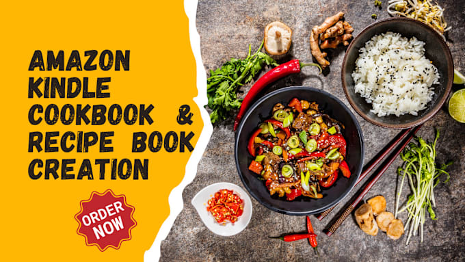 Gig Preview - Write professional cookbook and recipe book creation for amazon kindle