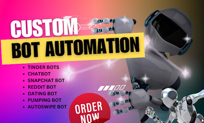 Bestseller - creat ai tinder bot dating bot, snapchat bot, chatbot, autoswipe bot, bumble bot