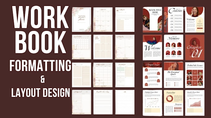 Gig Preview - Design, format your custom journal, personal development goalsetting workbook