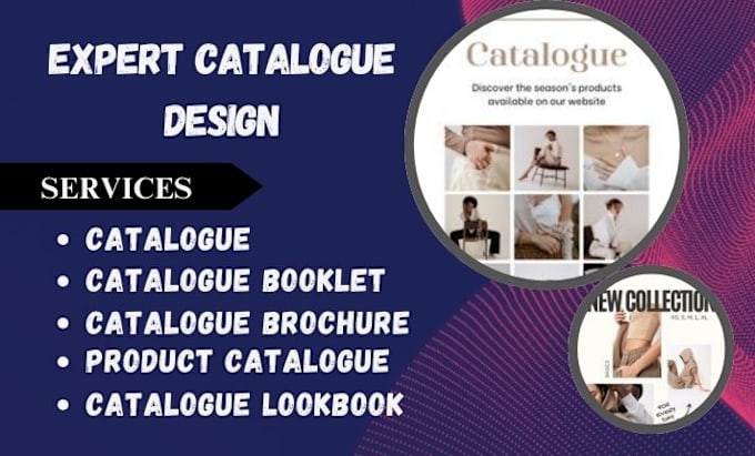 Gig Preview - Design booklet, brochure, catalogue, look book, product, and  fashion catalogue