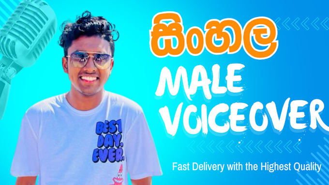 Gig Preview - Provide you a professional sinhala male voiceover