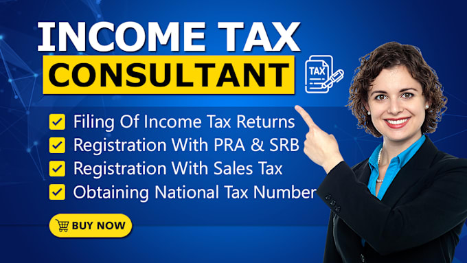 Bestseller - create ntn, file income, sales tax returns with fbr pakistan