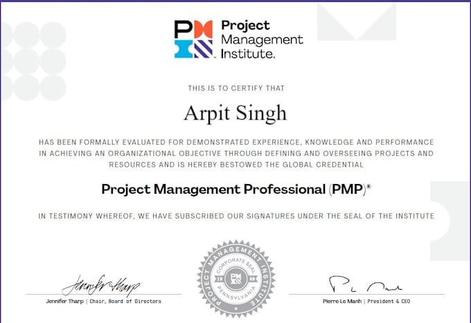 Gig Preview - Guide you with pmp application and certification