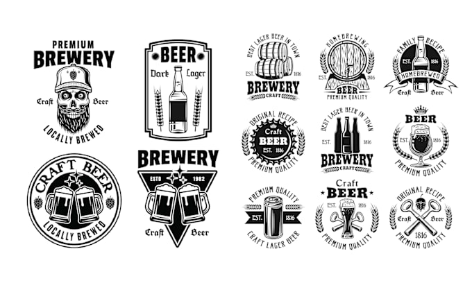 Bestseller - design retro high quality pub beer logo for your business