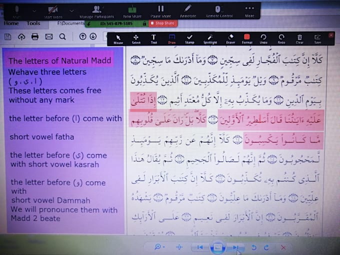 Gig Preview - Be online quran and tajweed teacher for kids and women