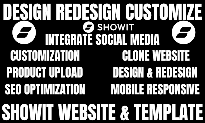 Gig Preview - Design redesign and customize showit blog website showit template landing page