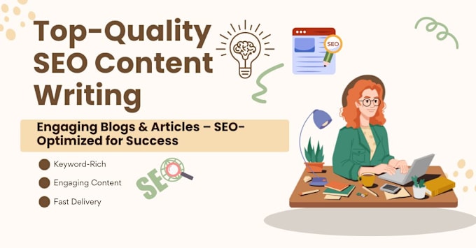 Gig Preview - Create engaging SEO optimized content and stunning blogs