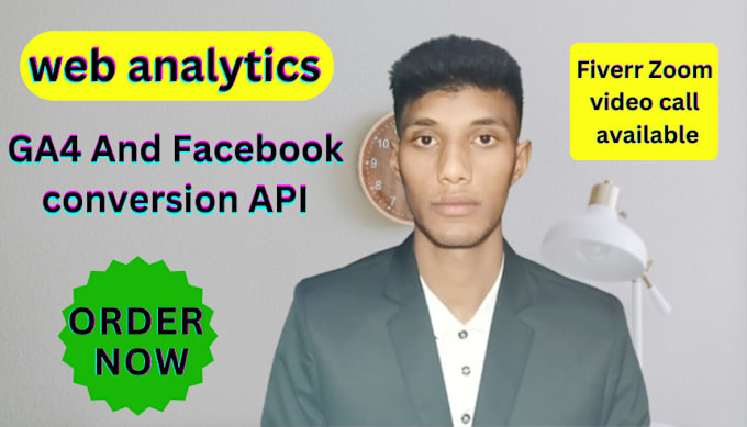 Gig Preview - Setup or fix ga4, google analytics 4, facebook pixel capi with GTM