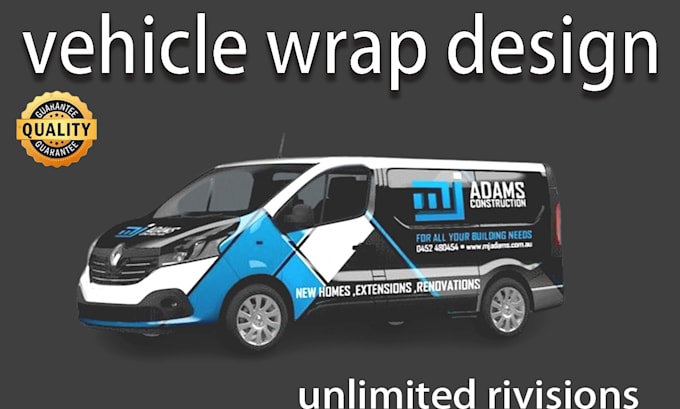 Gig Preview - Create vehicle wrap design for any car, van, truck, trailer