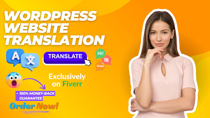 Gig Preview - Translate your complete wordpress website to any language