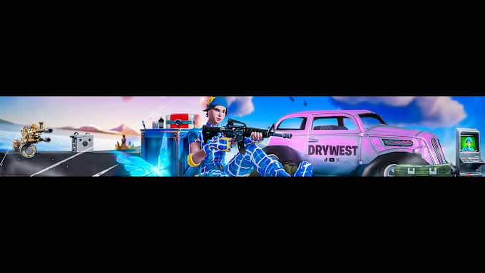 Gig Preview - Create a fortnite youtube banner