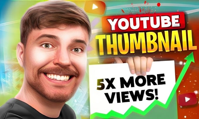 Bestseller - create beautiful youtube thumbnail design