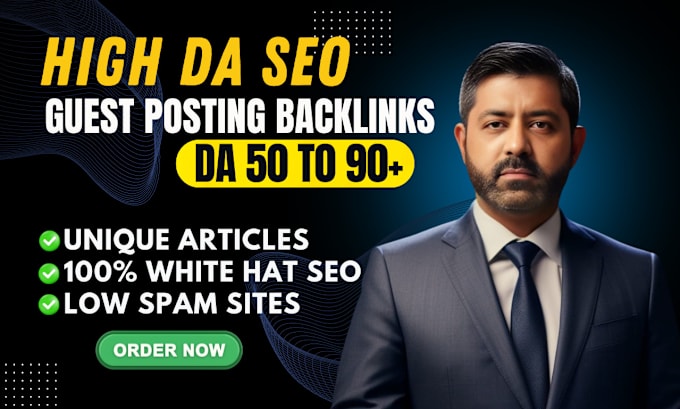 Gig Preview - Write and publish articles with high da guest posts and dofollow SEO backlinks