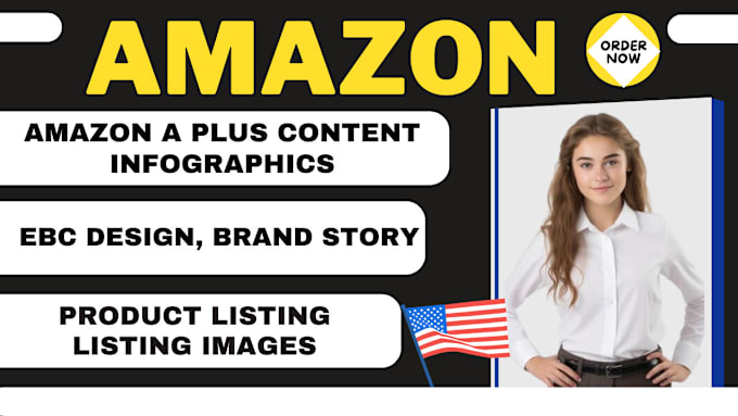 Gig Preview - Design premium amazon a plus content ebc design listing images brand story