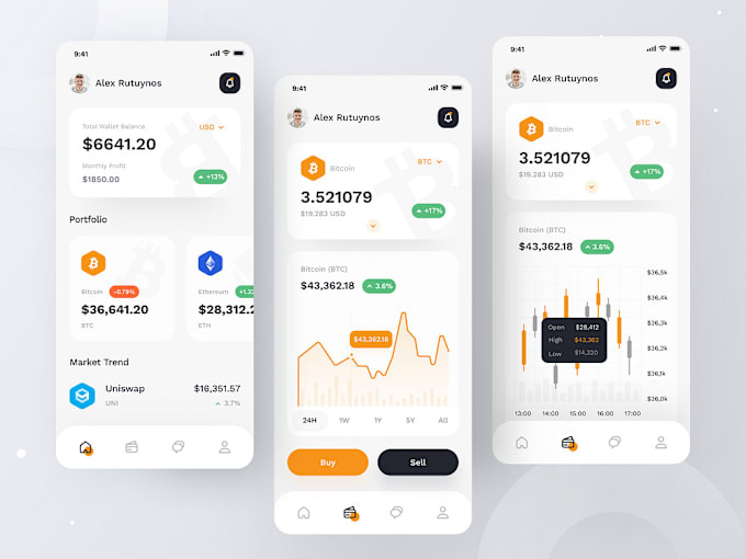 Gig Preview - Build crypto wallet app binance app, blockchain app, fintech app, payment app