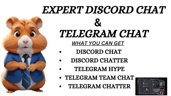 Bestseller - chat in your discord server, telegram chat, hype