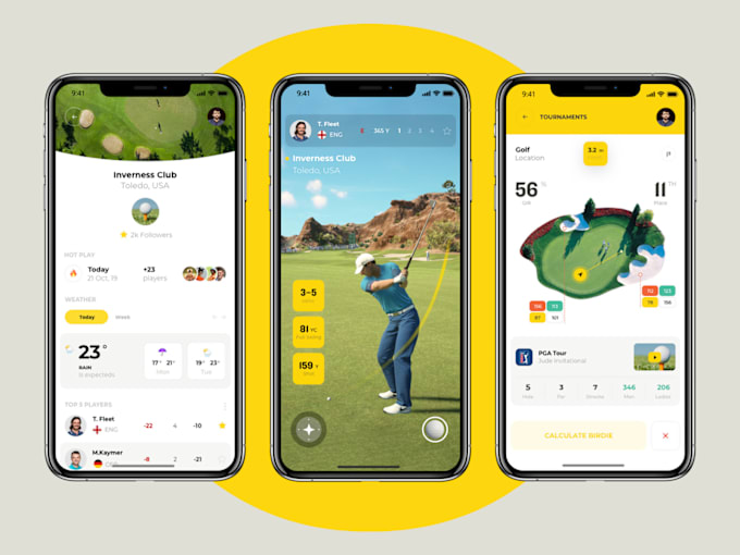 Gig Preview - Develop high quality golf booking app, cricket fantasy app, sport fantasy app