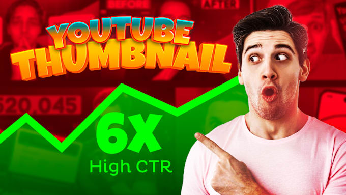 Gig Preview - Design eye catching youtube thumbnails to boost views