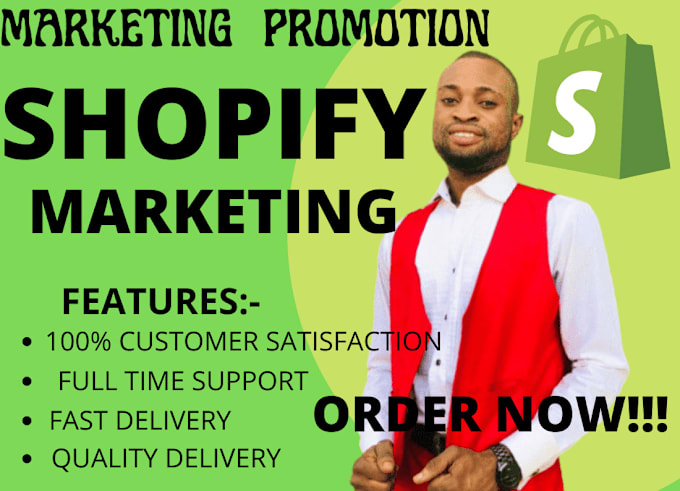 Gig Preview - Fork out do shopify marketing,complete shopify dropshipping marketing ads mod