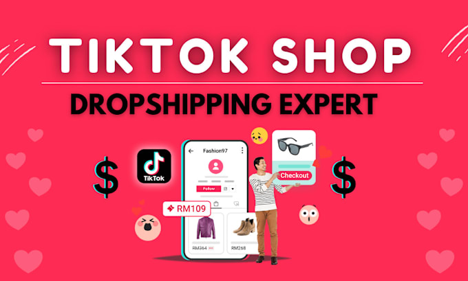 Gig Preview - Create and setup tiktok shop with product listing, be your tiktok shop manager