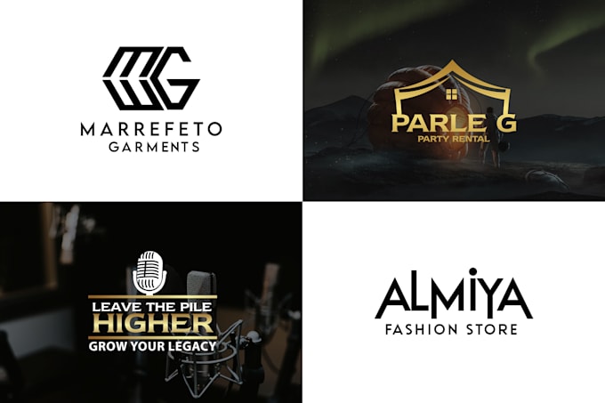 Gig Preview - Make creative minimalist logo design for your brand