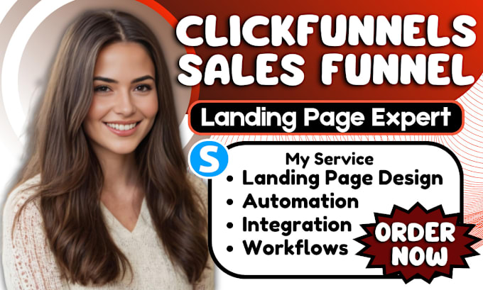 Gig Preview - Systeme io landing page, gohighlevel, clickfunnels sales funnel, kajabi website