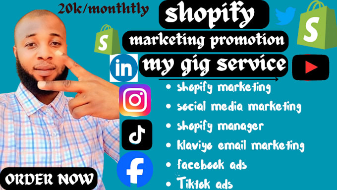 Gig Preview - Boost online store ecommerce website promotion using facebook shopify marketing