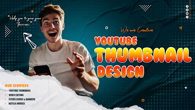 Gig Preview - Design amazing, attractive youtube thumbnail in just 2 hours