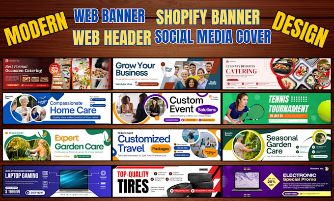 Gig Preview - Design animated eye catching web banner in 2 hours