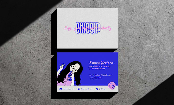 Gig Preview - Create professional print ready minimal business card design