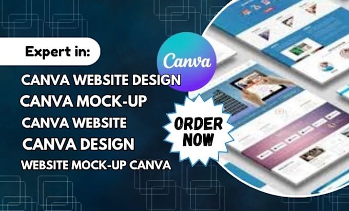 Bestseller - do stunning canva mockup design, mock up redeign, canva website design