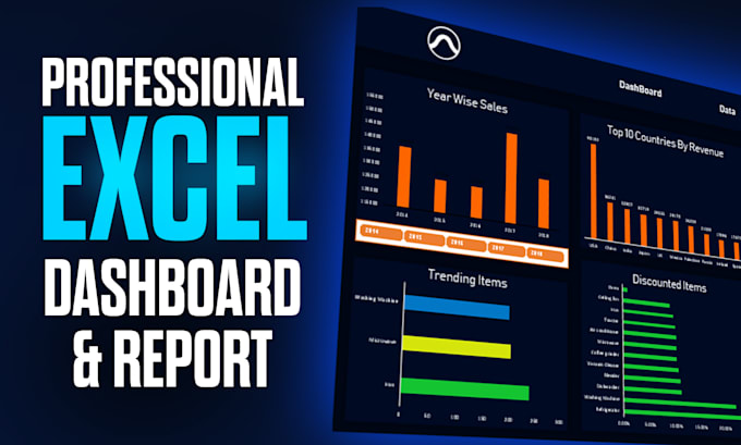 Bestseller - create professional excel dashboard, spreadsheet, charts and graphs