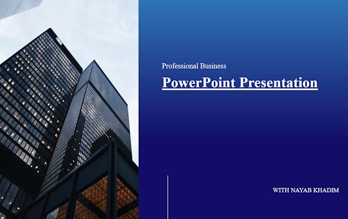 Gig Preview - Design powerpoint presentation for your business