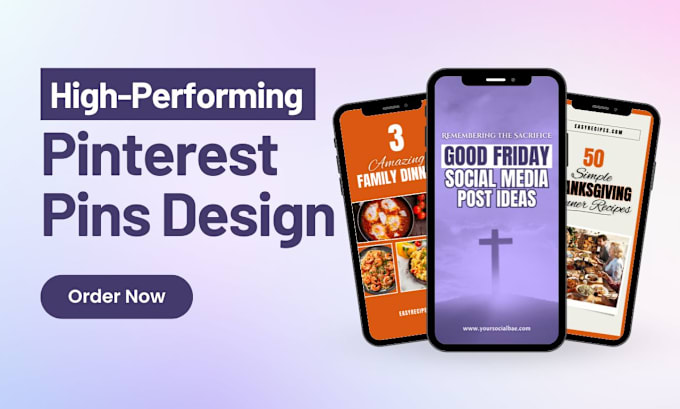 Bestseller - create custom pinterest pin design