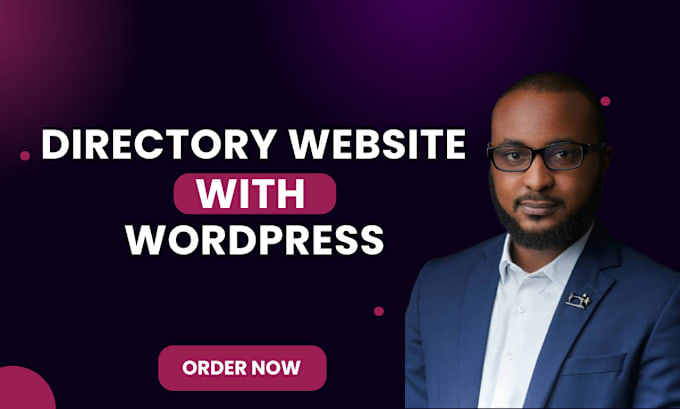 Gig Preview - Design a directories websites customize directory  websites wordpress theme