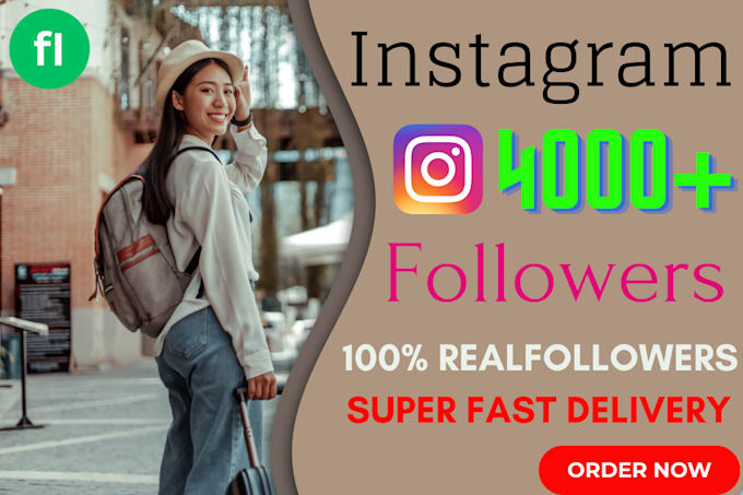 Gig Preview - Increase your instagram page followers from usa 1000 number super fast