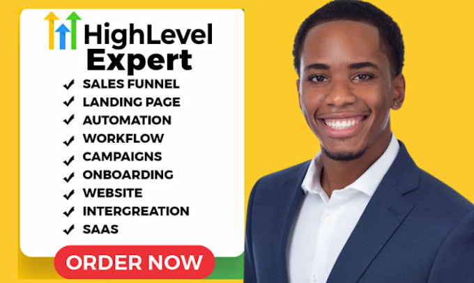 Gig Preview - Gohighlevel landing page gohighlevel website gohighlevel sales funnel ghl expert