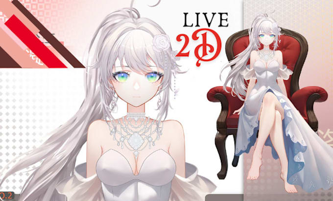 Bestseller - design and rig your live2d vtuber model with high quality for vtube studio