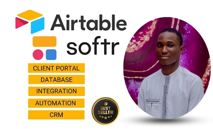 Bestseller - be your airtable database, airtable automation airtable integrate softr expert