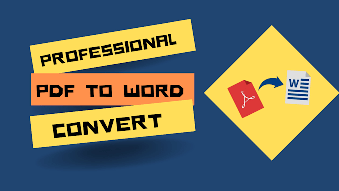 Gig Preview - Professional PDF to word conversion editable and accurate