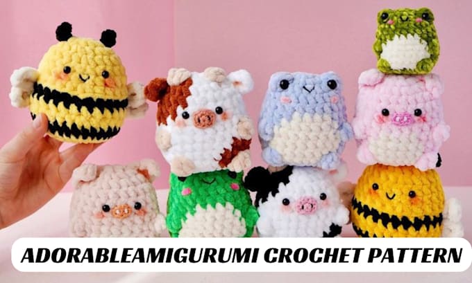 Gig Preview - Meticulously write and design amigurumi crochet pattern and knitting toys