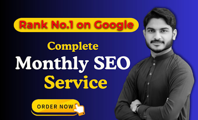 Bestseller - do complete monthly SEO service to rank your website