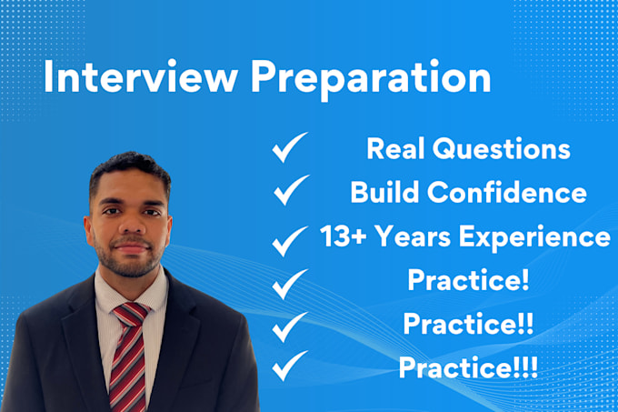 Gig Preview - Conduct mock interviews provide feedback and coaching interview resume prep