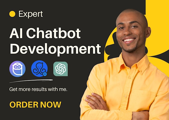 Gig Preview - Create custom ai chatbot with chatgpt, manychat stammer ai