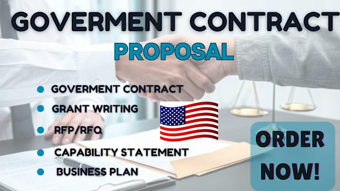 Gig Preview - Write winning grant proposal rfq rfp to secure government contract funding