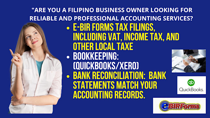 Bestseller - file philippines ebir forms, vat, income tax,   bookkeeping