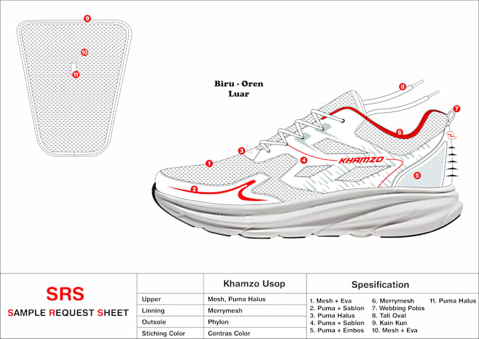 Gig Preview - Create custom shoe, footwear or sneaker designs